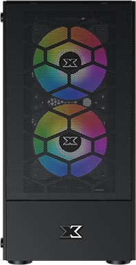 Boitier Mini Tour Micro Atx Xigmatek Oreo Rgb Avec Panneau Vitre Noir