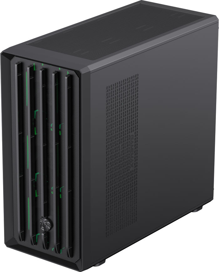 Boitier Moyen Tour Atx Gamemax Claw 460 Rgb Avec Panneau Vitre Noir
