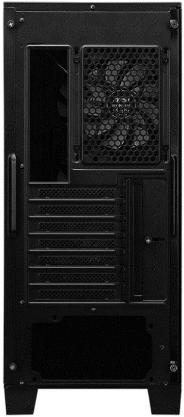 Boitier Moyen Tour Atx Msi Mag Forge 120A Airflow Rgb Avec Panneau Vitre Noir
