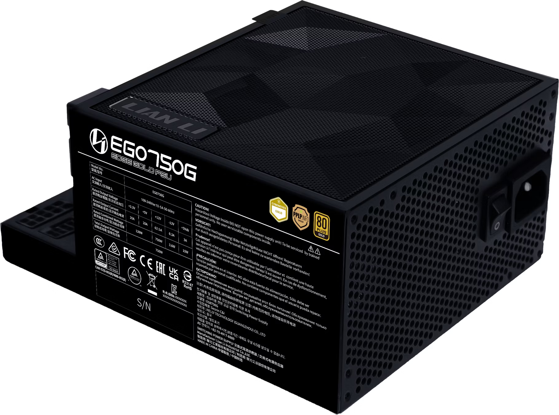 Alimentation Atx Lian Li Edge Gold 750W Noir