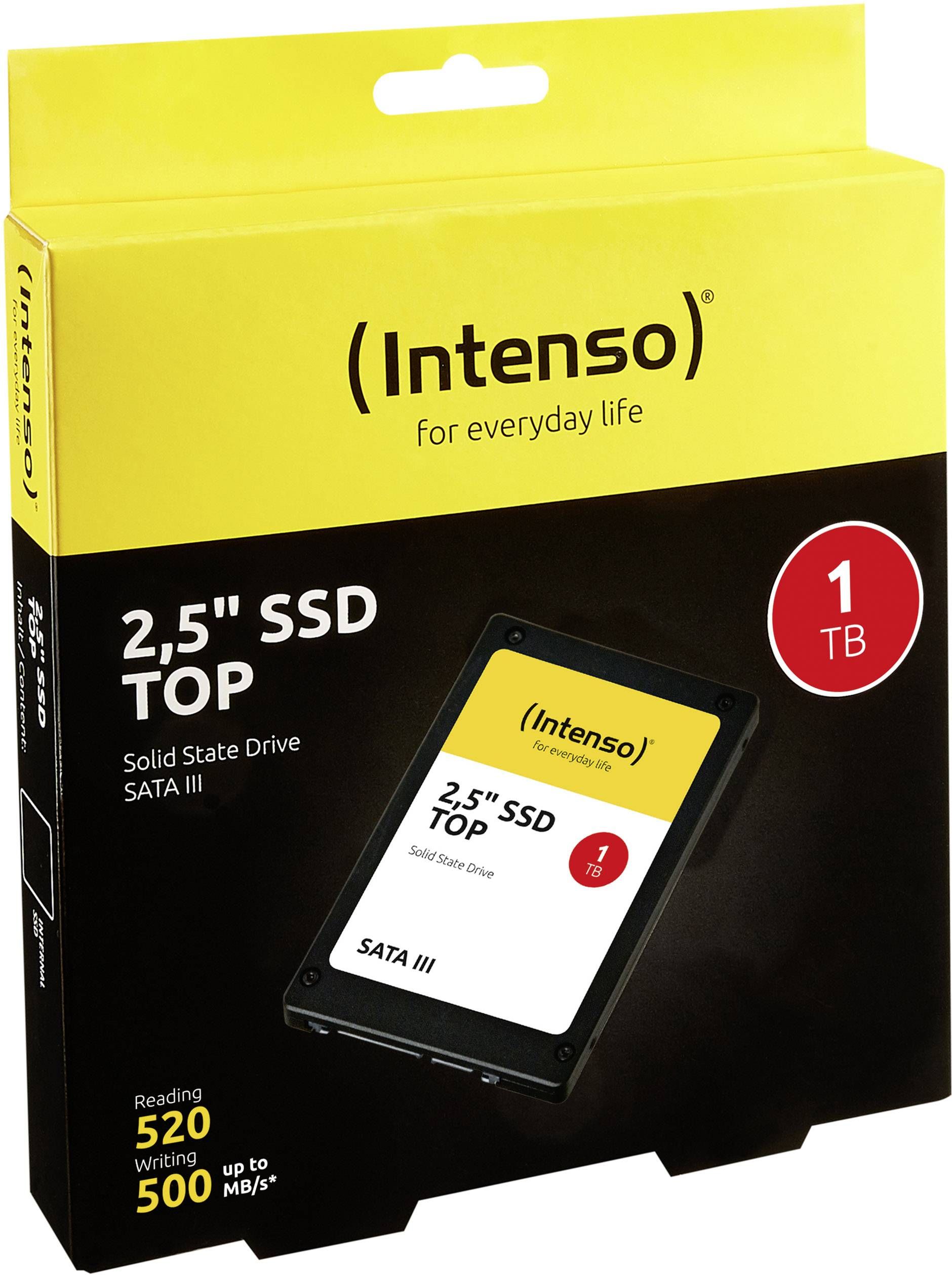 Disque Ssd 25 Pouces Intenso 1To S Ata 25 Pouces