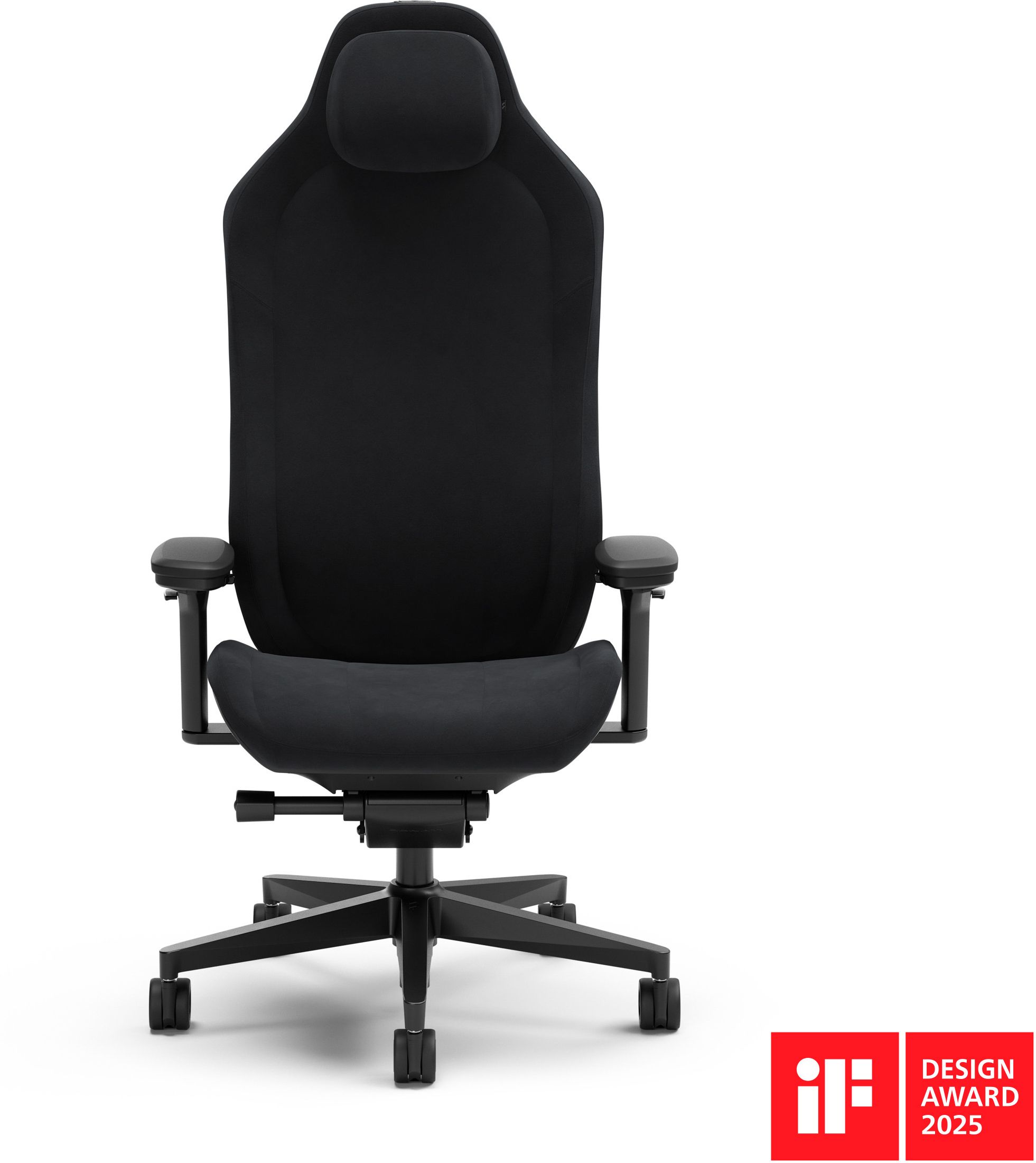 Ergonomique Fractal Design Refine Alcantara Noir