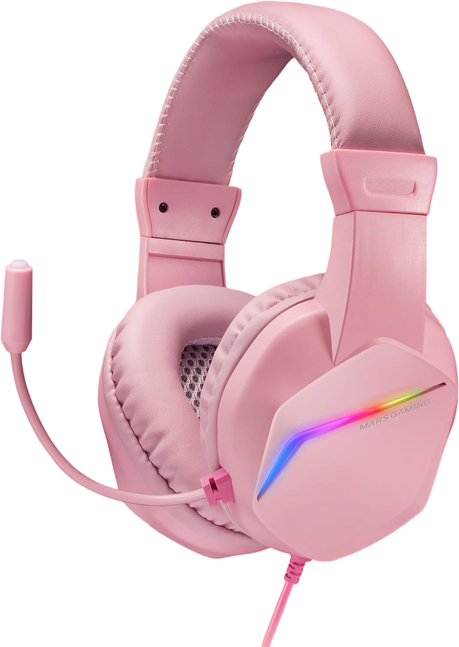 Pack Gamer 4En1 Claviersouriscasquetapis Mars Gaming Mcp Rgb3 Rose