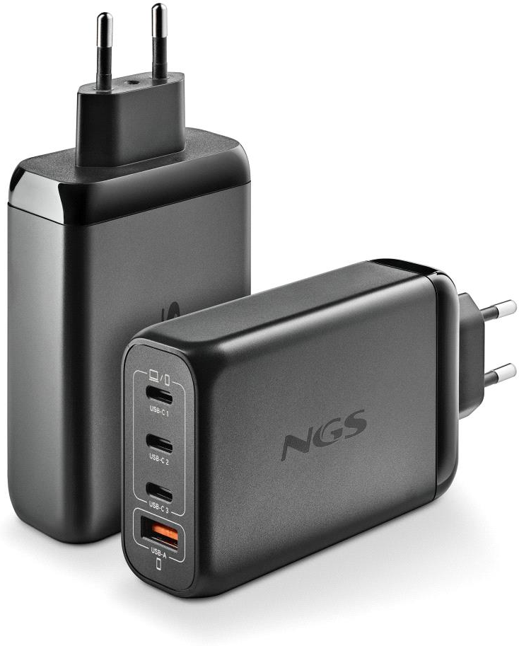 Secteur Ngs Bud 3X Usb C 1X Usb A 140W Noir