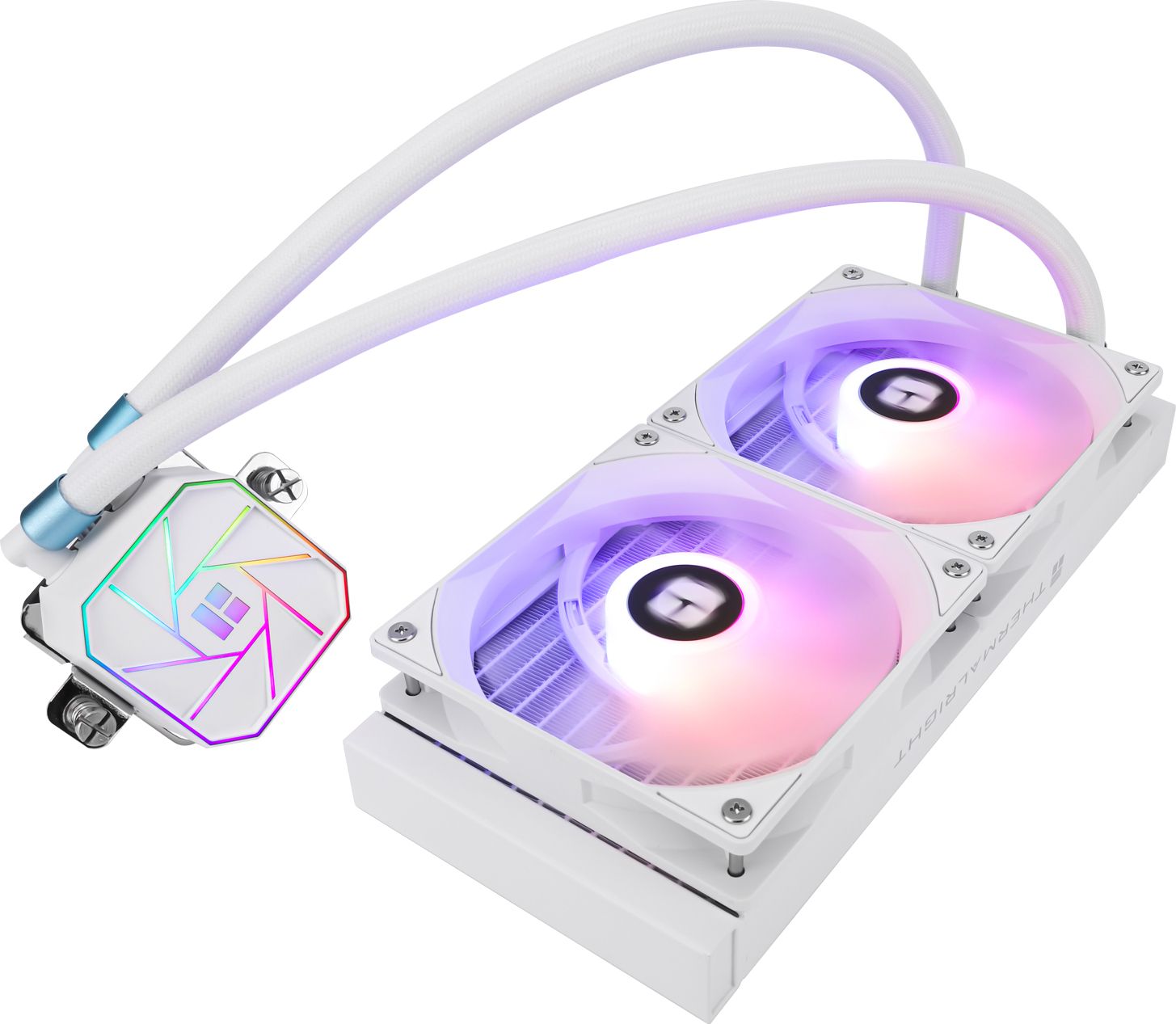 Kit Watercooling Aio Thermalright Aqua Elite V3 Rgb 240Mm Blanc Version Si