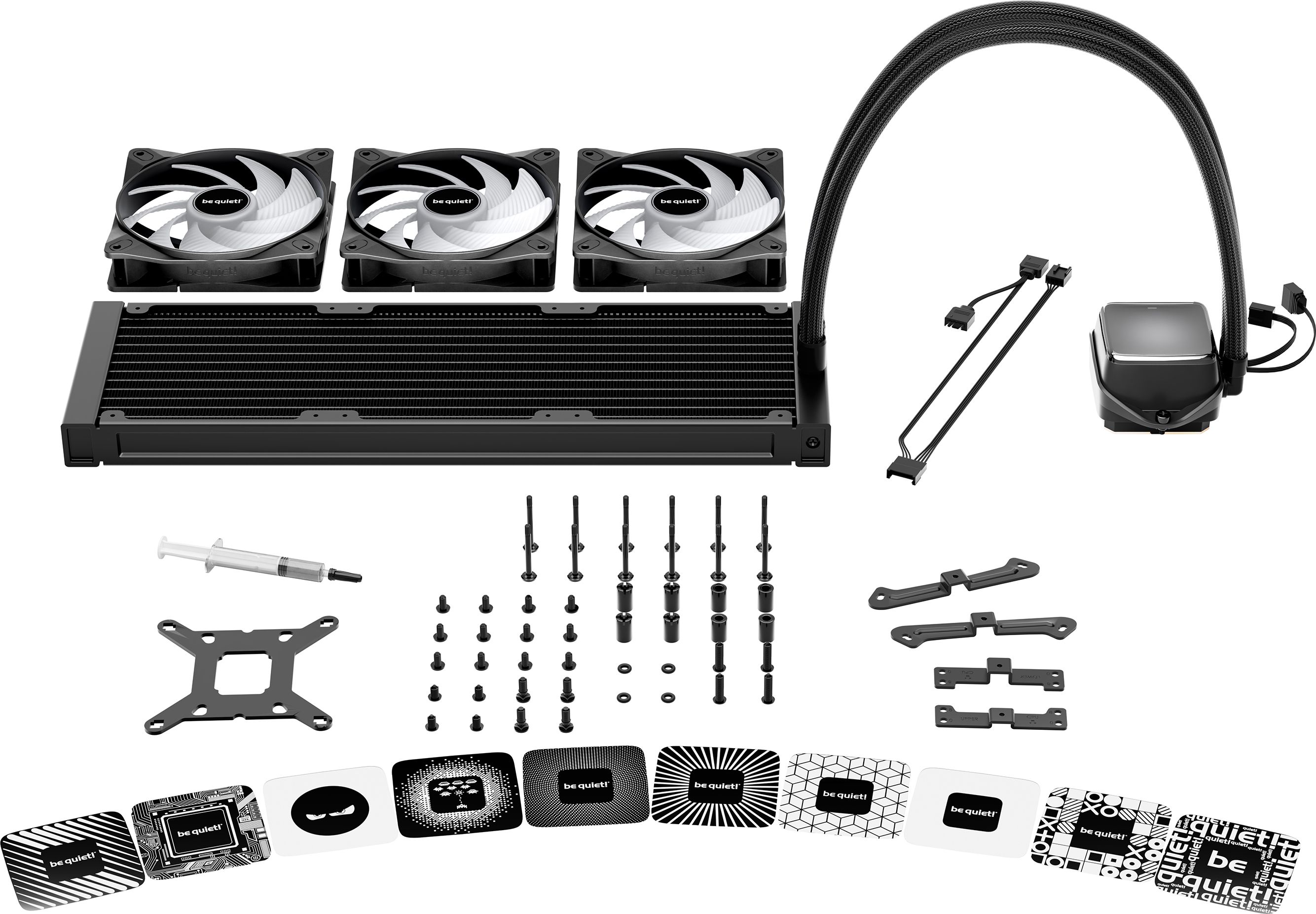 Kit Watercooling Aio Be Quiet Pure Loop 3 Lx Rgb 360Mm Noir