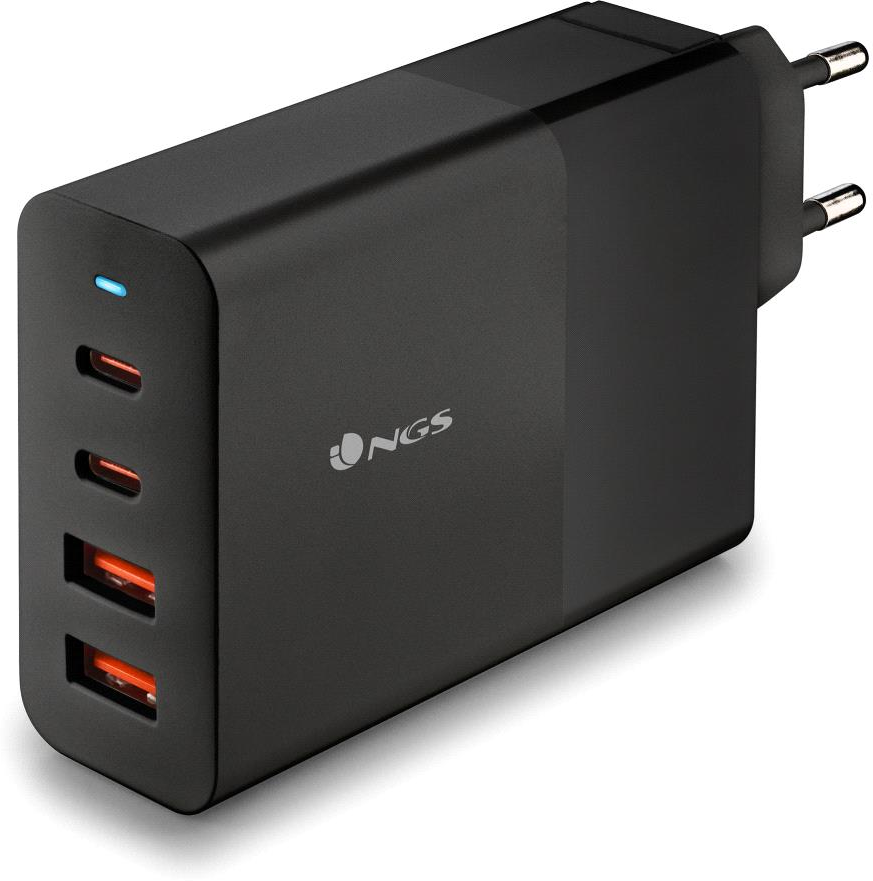 Secteur Ngs Bud 2X Usb C 2X Usb A 100W Noir