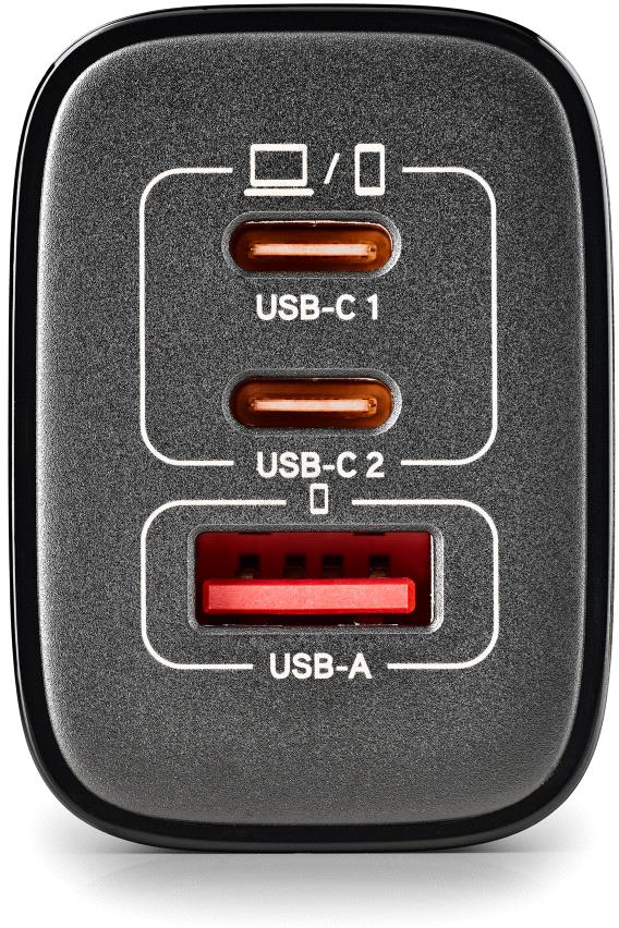 Secteur Ngs Era 2X Usb C 1X Usb A 65W Noir