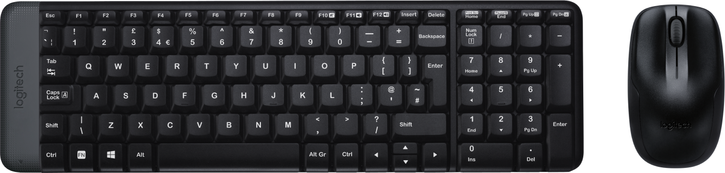 Pack 2En1 Claviersouris Sans Fil Logitech Mk220 Noir