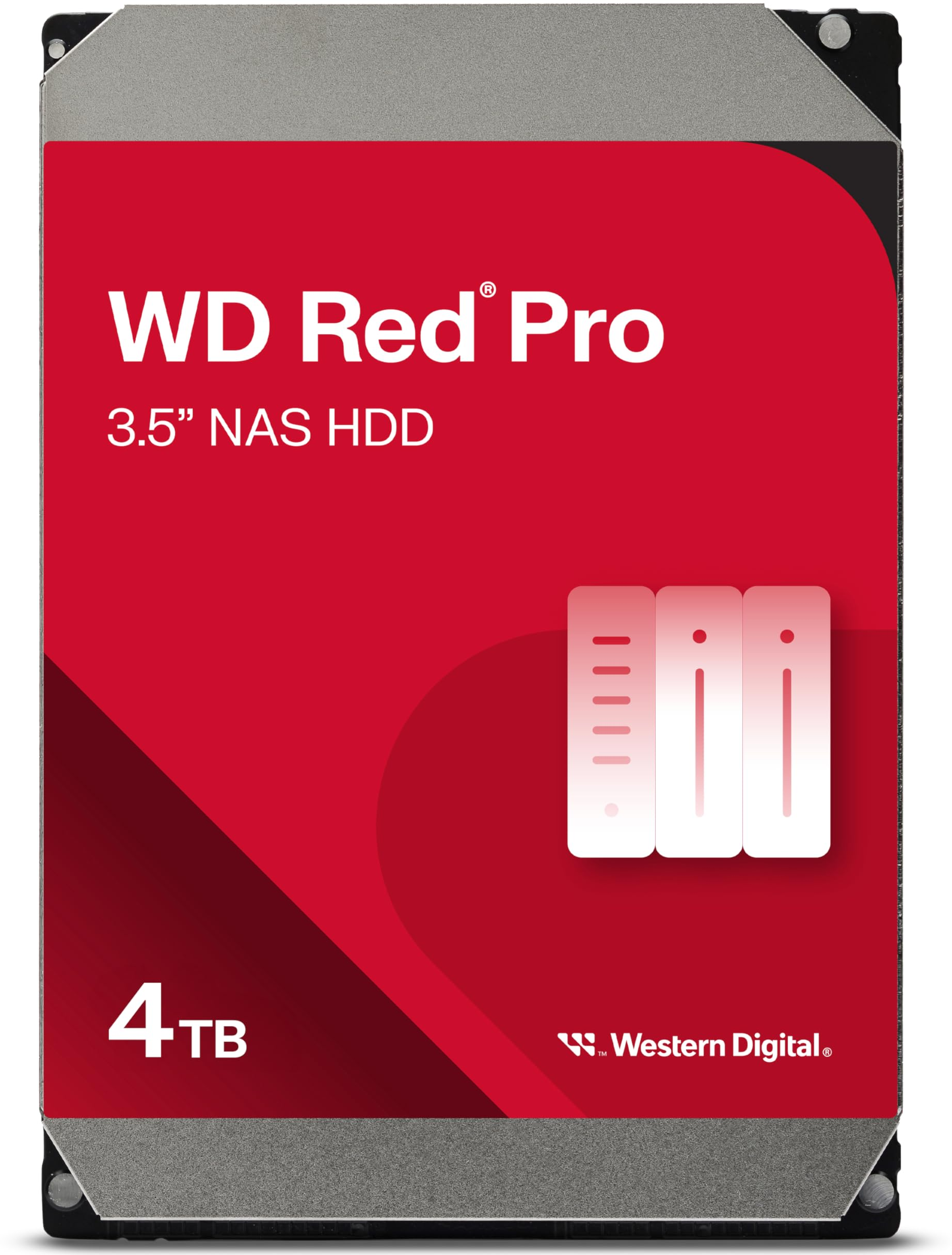 Disque Dur 35 Pouces Western Digital Red Pro Nas 4To 256Mo S Ata