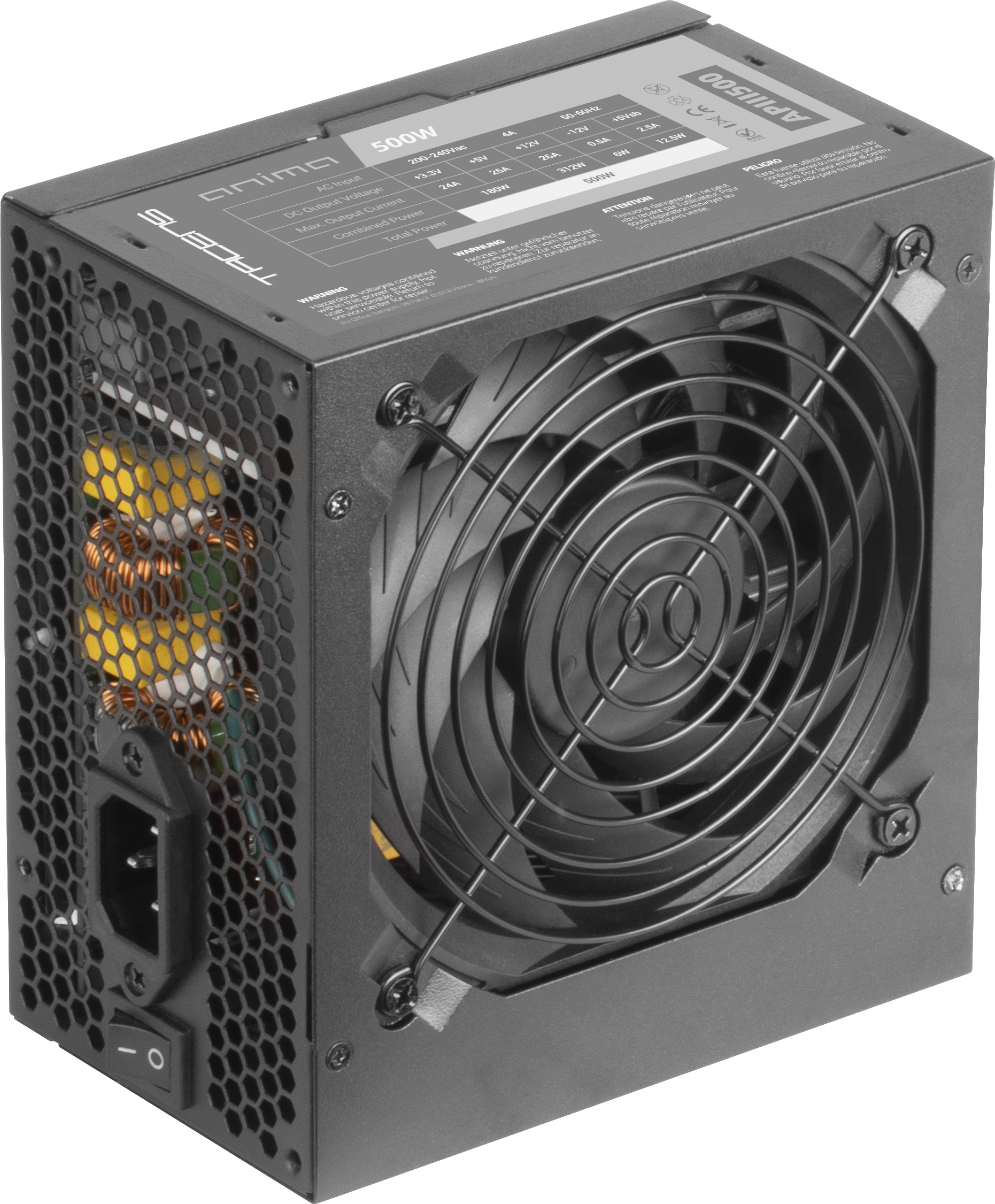 Alimentation Atx Anima Apiii 500W Noir