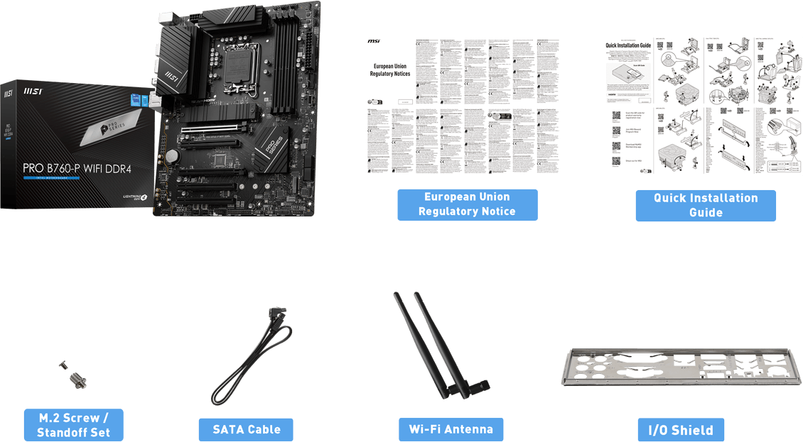 Msi Pro B760 P Wifi Ddr4 Intel Lga 1700