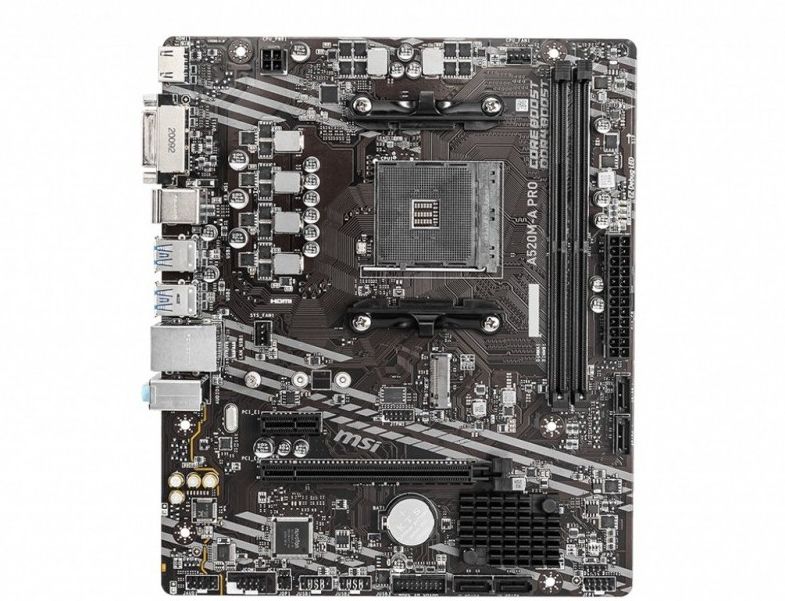Msi A520M A Pro Am4 Micro Atx