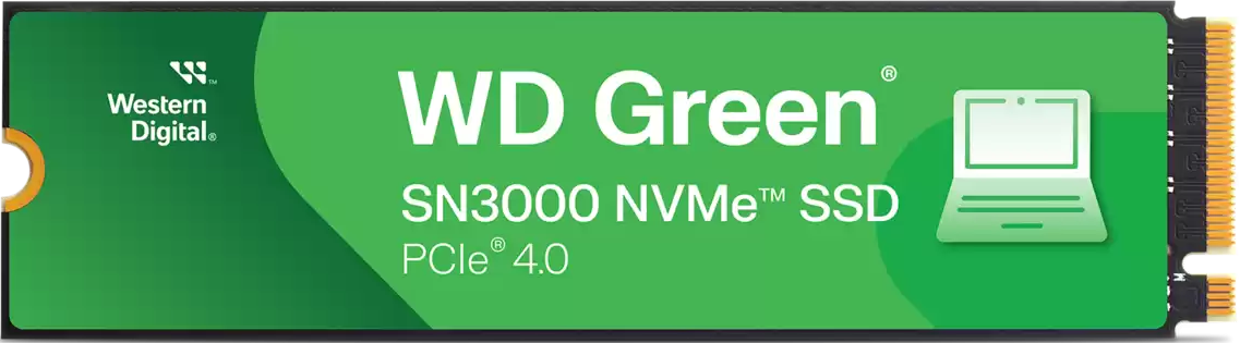 Disque Ssd Sandisk Wd Green Sn3000 2To Nvme M2 Type 2280
