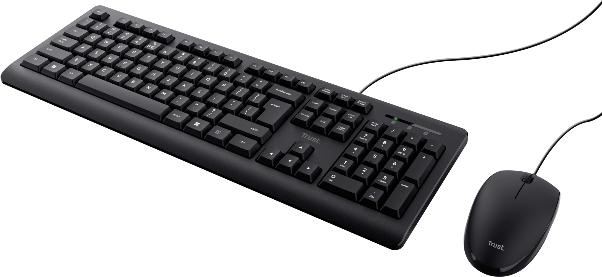 Pack 2En1 Claviersouris Trust Primo Noir