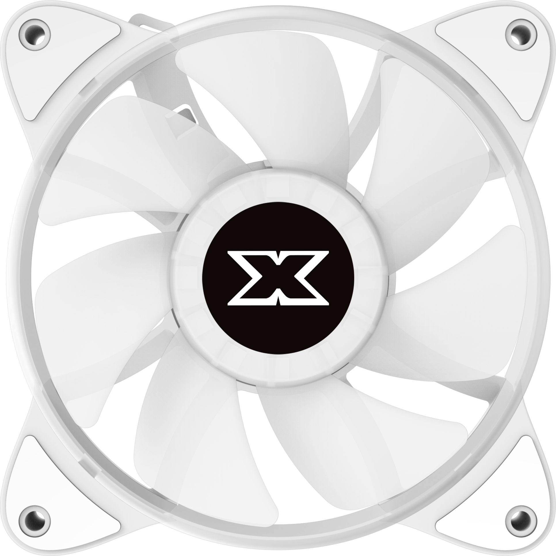 Lot De 3 Ventilateurs De Boitier Xigmatek Galaxy Iii Essential Rgb Blanc