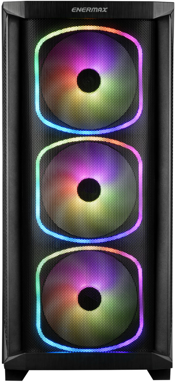 Boitier Moyen Tour E Atx Enermax Starryknight Sk30 Rgb Avec Panneaux Vitres Noir
