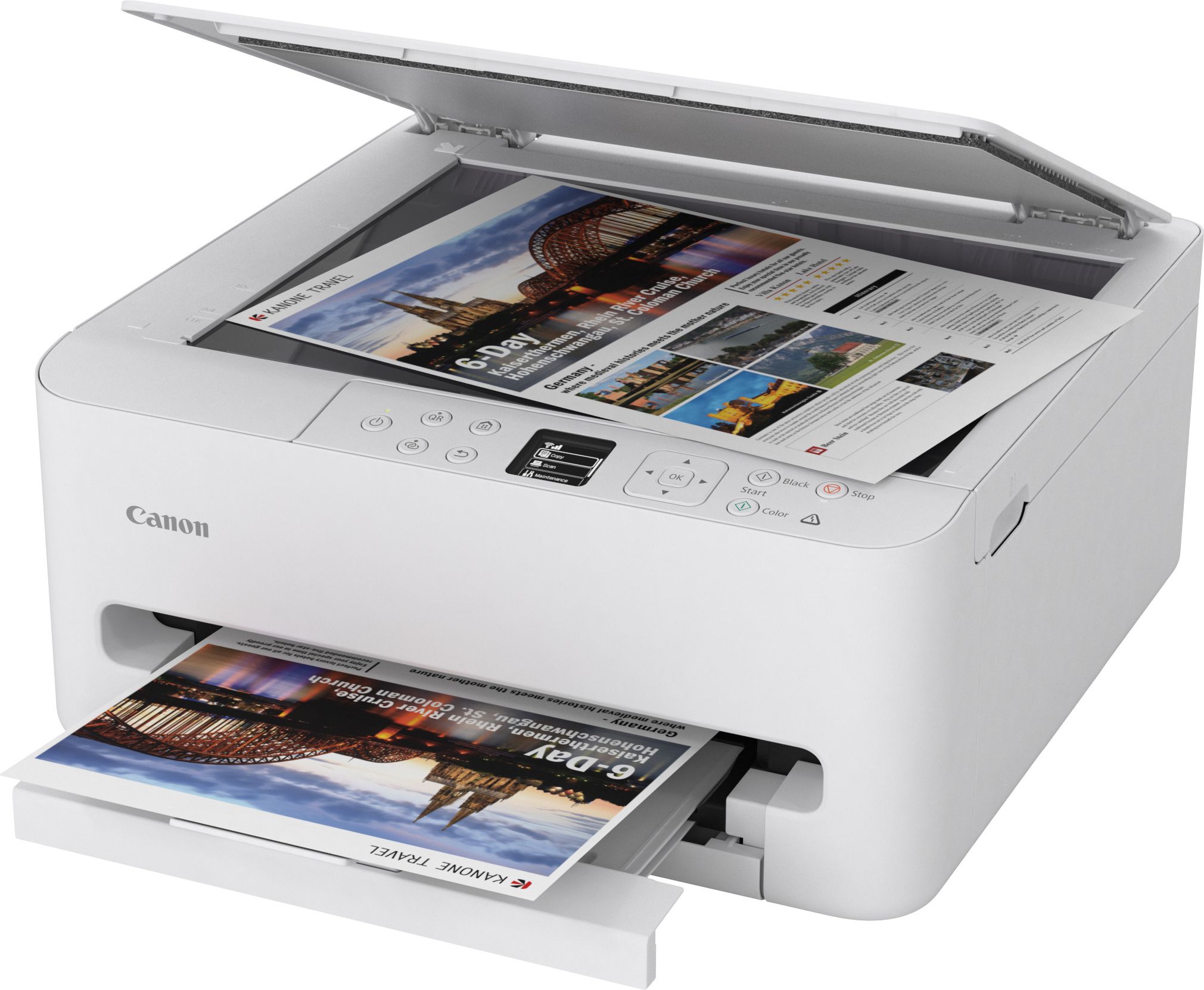 Imprimante Multifonction 3En1 Canon Pixma Ts6550I Blanc
