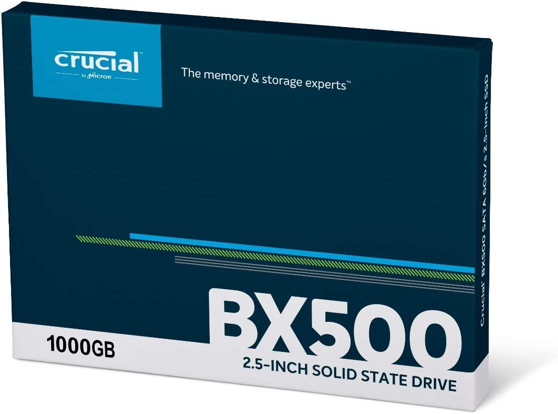 Disque Ssd Crucial Bx500 1To S Ata 25 Pouces