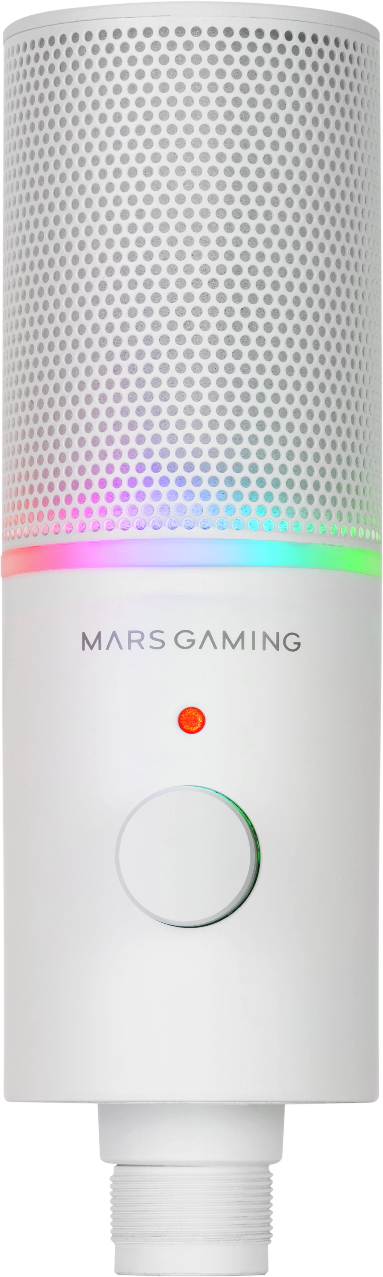 Microphone Mars Gaming Mmic Xt Rgb Avec Bras De Montage Blanc