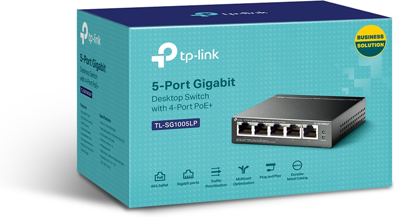 Ethernet Gigabit Tp Link Tl Sg1005Lp 5 Ports Dont 4X Poe