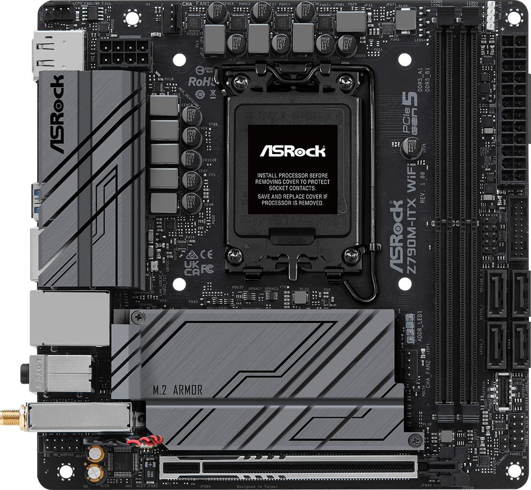 Asrock Z790M Itx Wifi Ddr5 Intel Lga 1700 Mini Itx