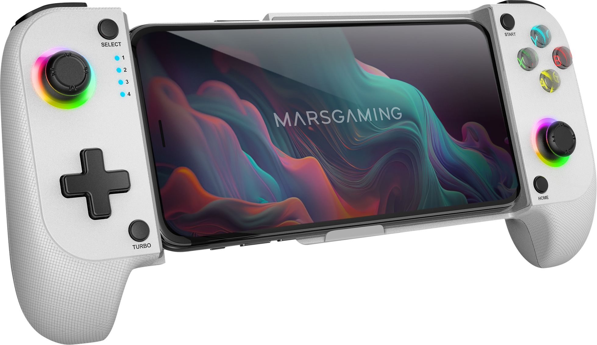 Manette De Jeu Sans Fil Mars Gaming Mgp X Blanc