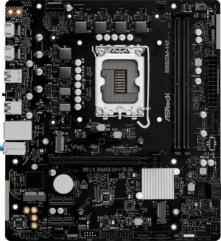 Asrock B860M H2 Intel Lga 1851 Micro Atx