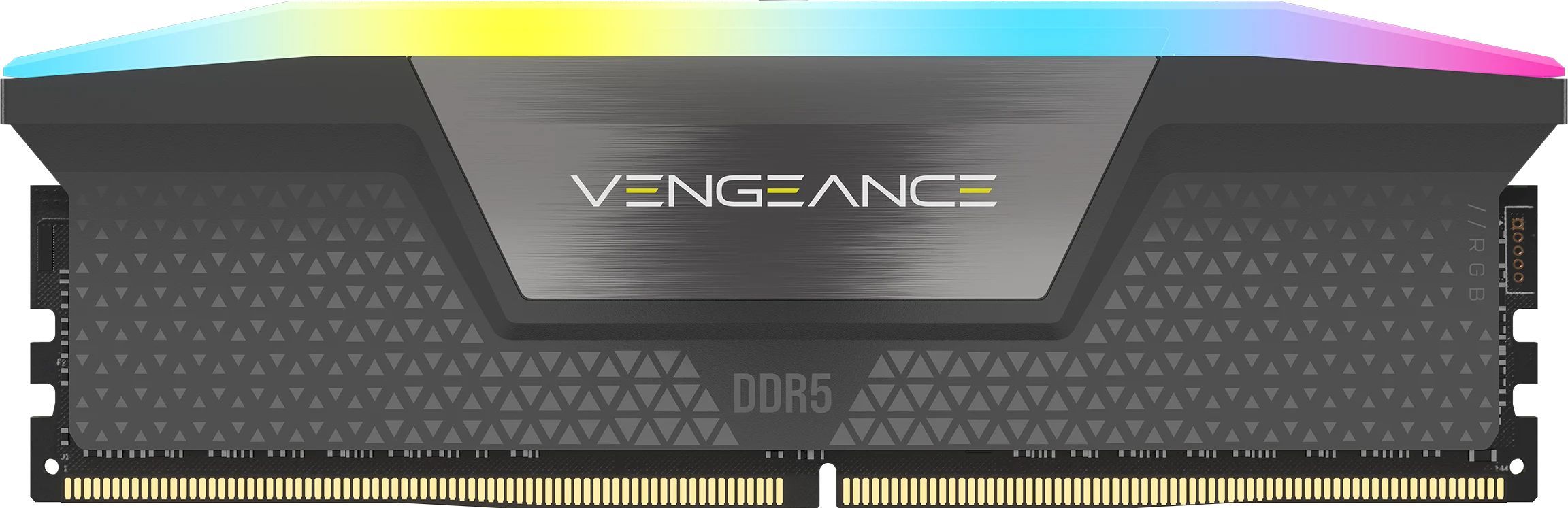 Kit Barrettes Memoire 32Go 2X16Go Dimm Ddr5 Corsair Vengeance Rgb 6400Mhz Cl36 Noir