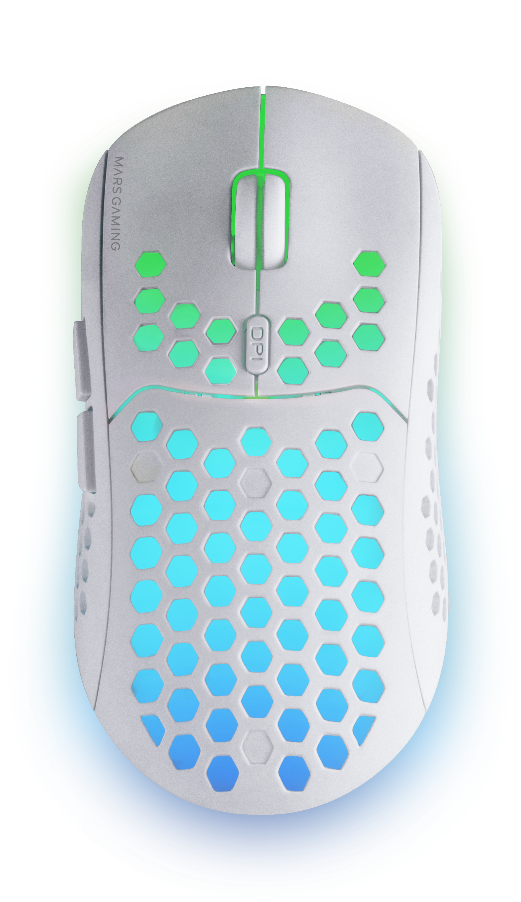 Sans Fil Gamer Mars Gaming Mmw3 Rgb Blanc