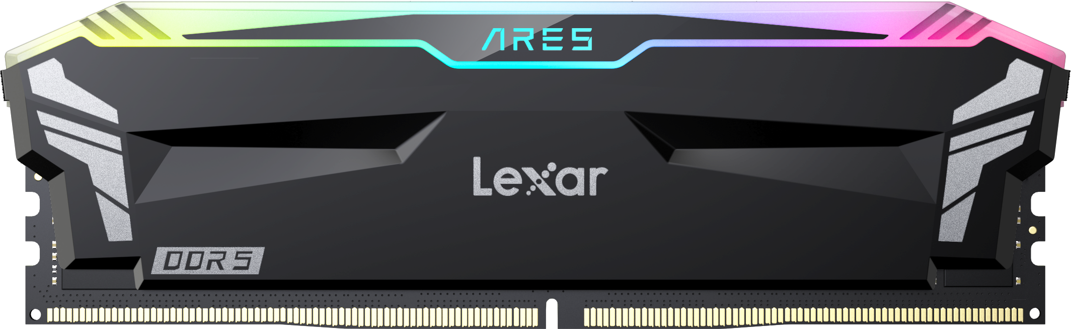 Kit Barrettes Memoire 32Go 2X16Go Dimm Ddr5 Lexar Ares Rgb 6400Mhz Blanc