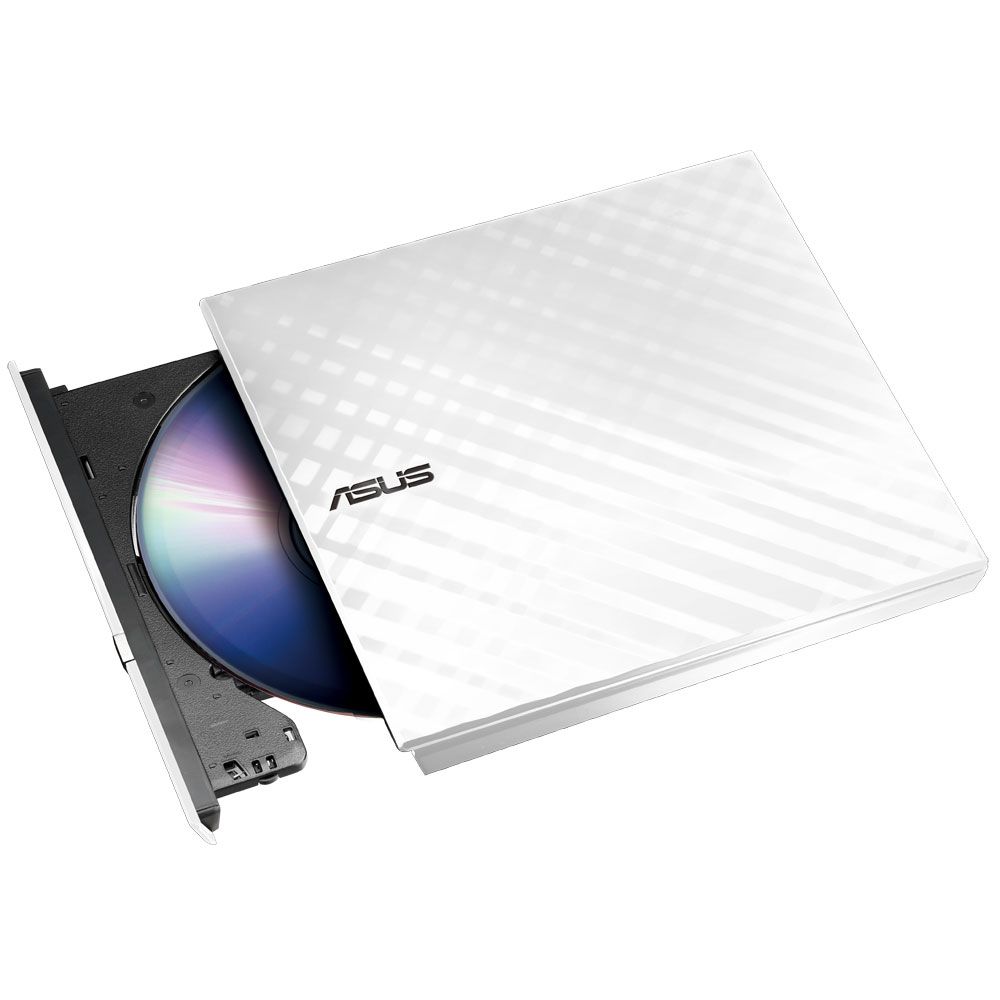 Graveur Dvd Externe Slim Asus Sdrw 08D2S U Lite Blanc