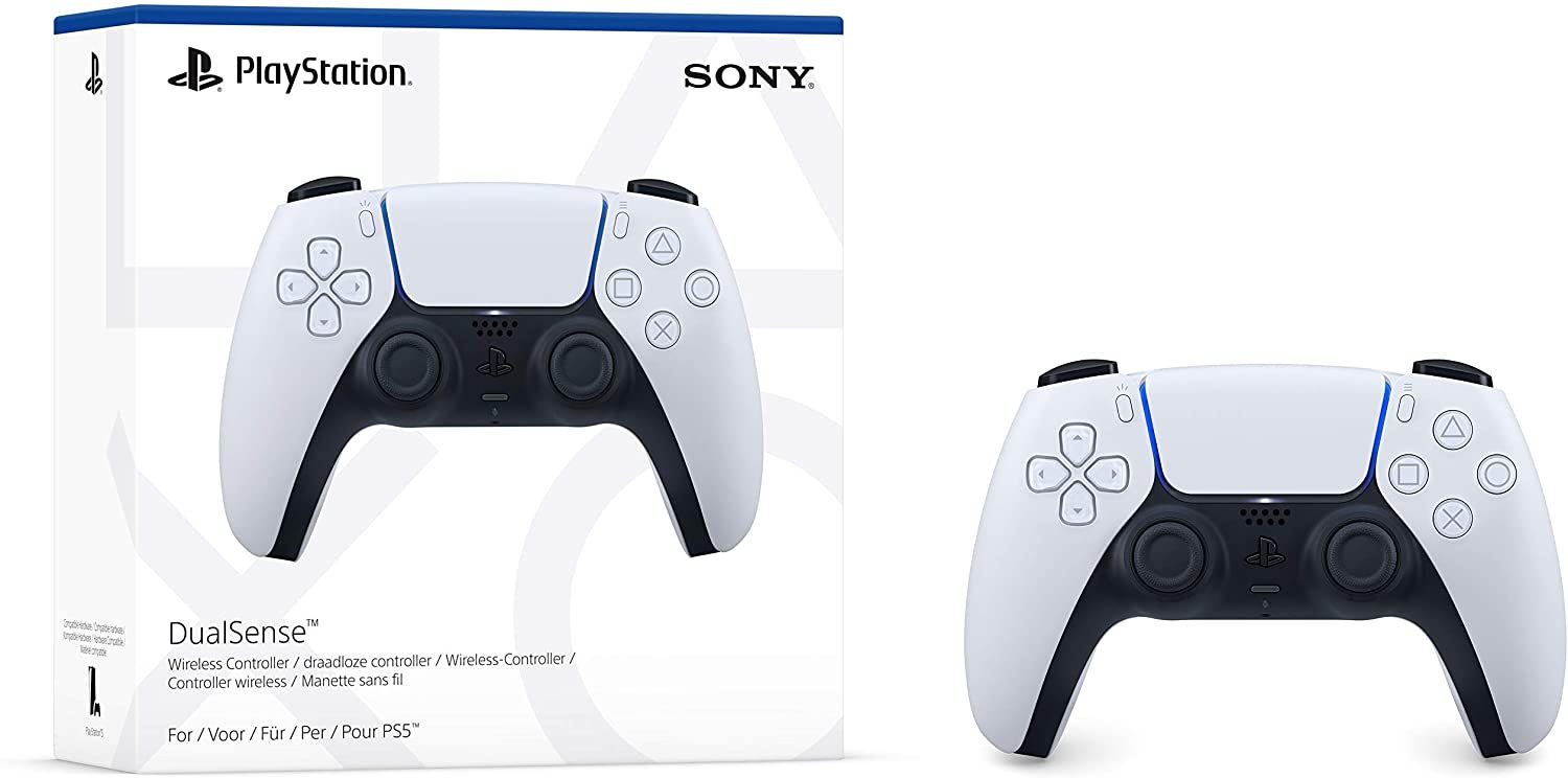Manette De Jeu Sans Fil Sony Playstation 5 Dualsense Pour Ps5 Blanc