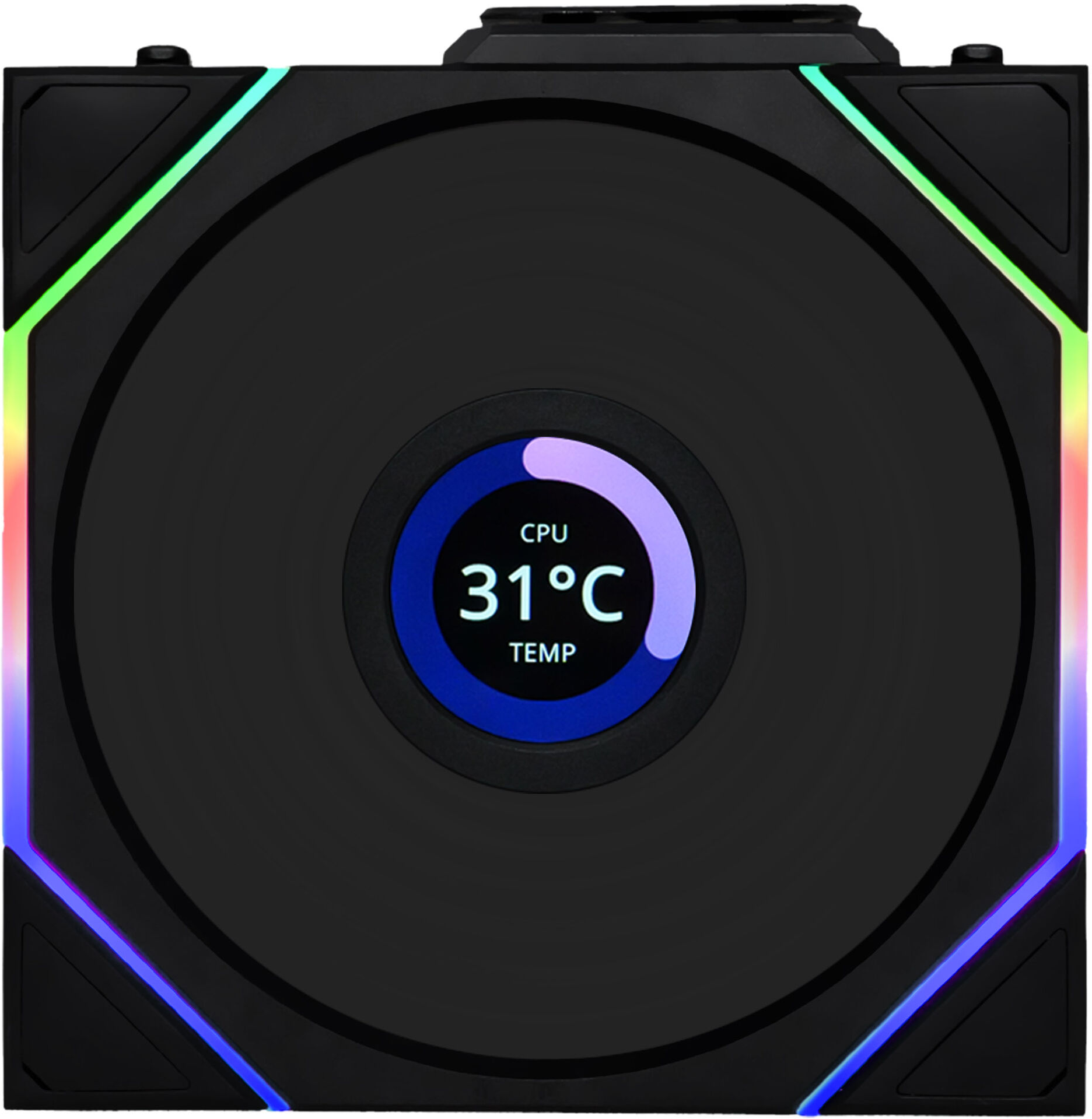 Lian Li Uni Fan Tl Wireless Lcd Rgb 14Cm Noir