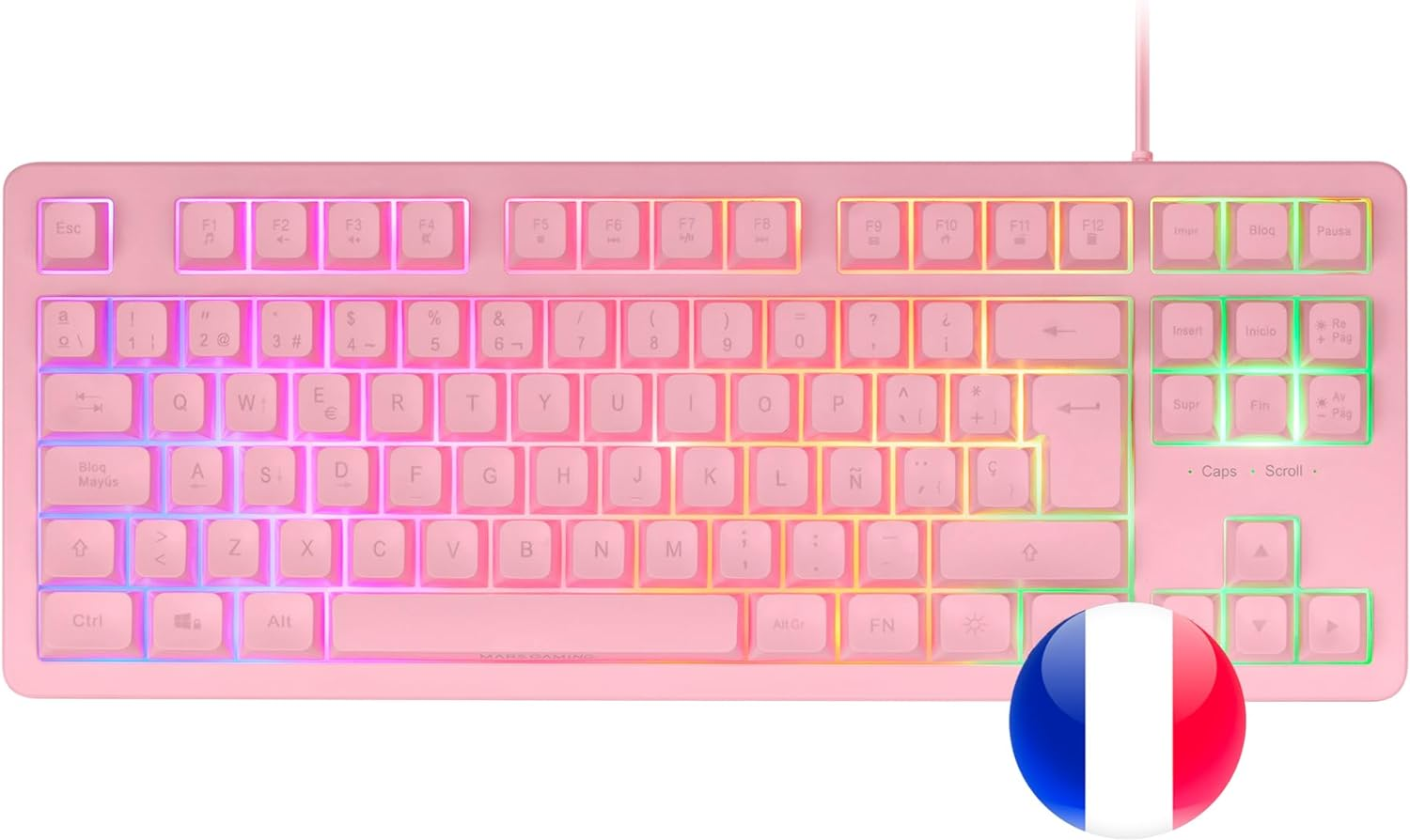 Gamer Mars Gaming Mk023 Rgb Rose