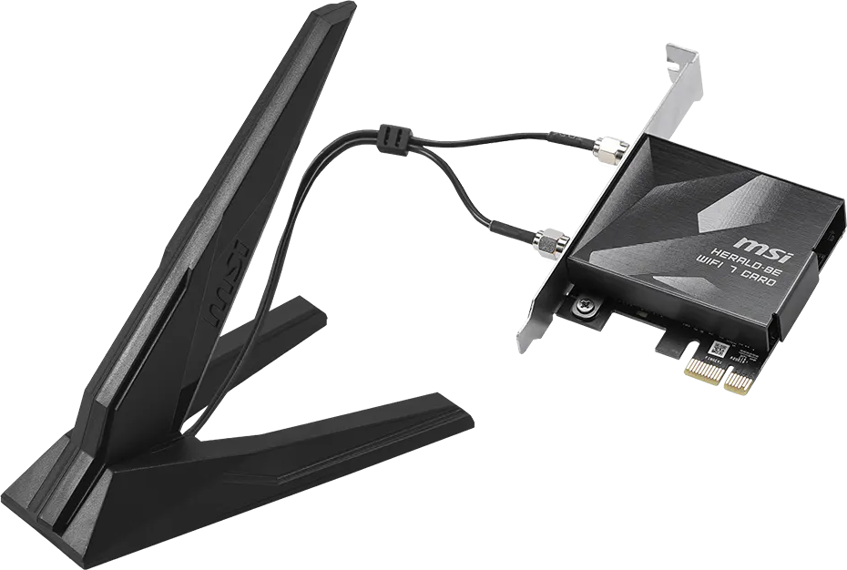 Carte Reseau Pcie Wifi 7 Msi Herald Be9400