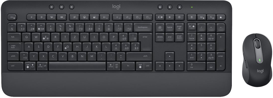 Pack 2En1 Claviersouris Sans Fil Logitech Signature Mk650 For Business Noir