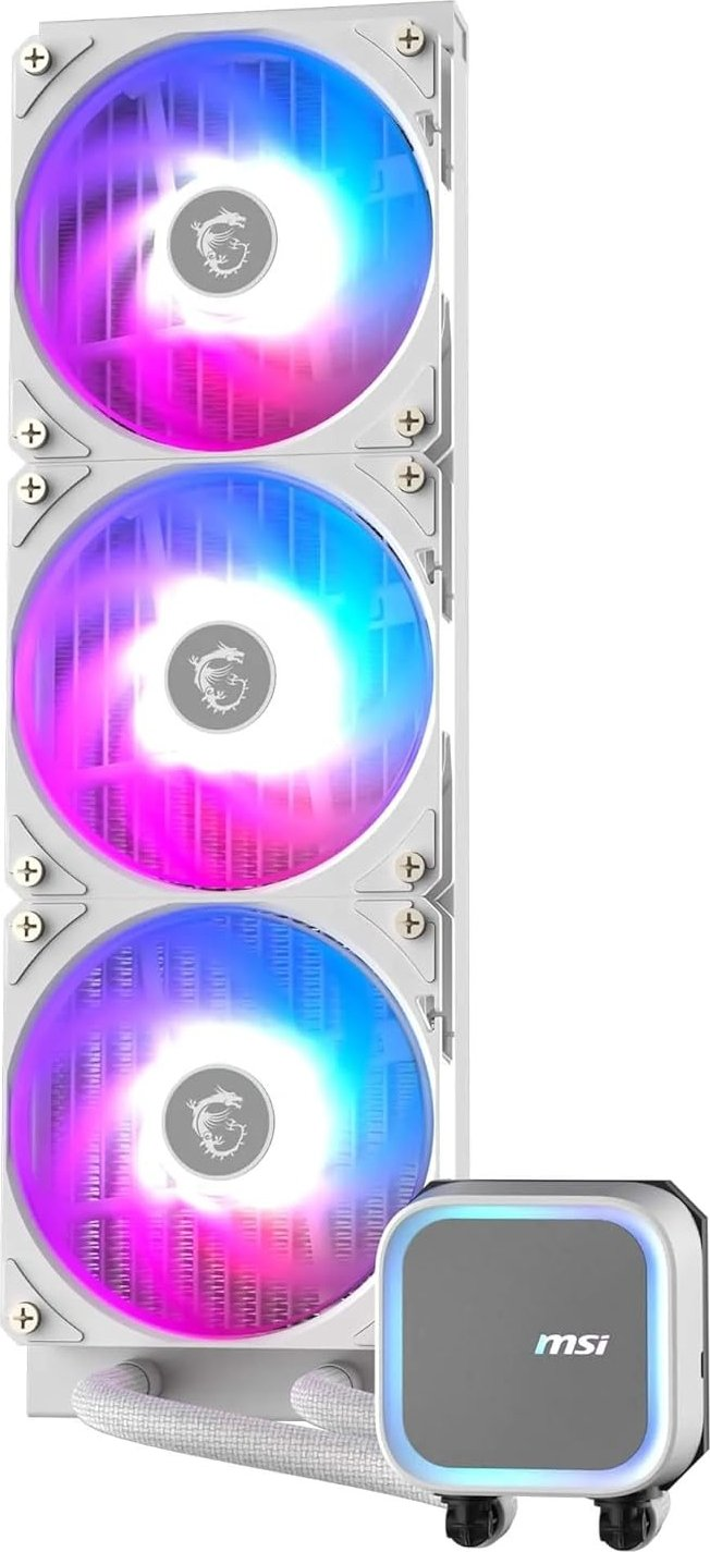 Kit Watercooling Aio Msi Mag Coreliquid A13 Rgb 360Mm Blanc
