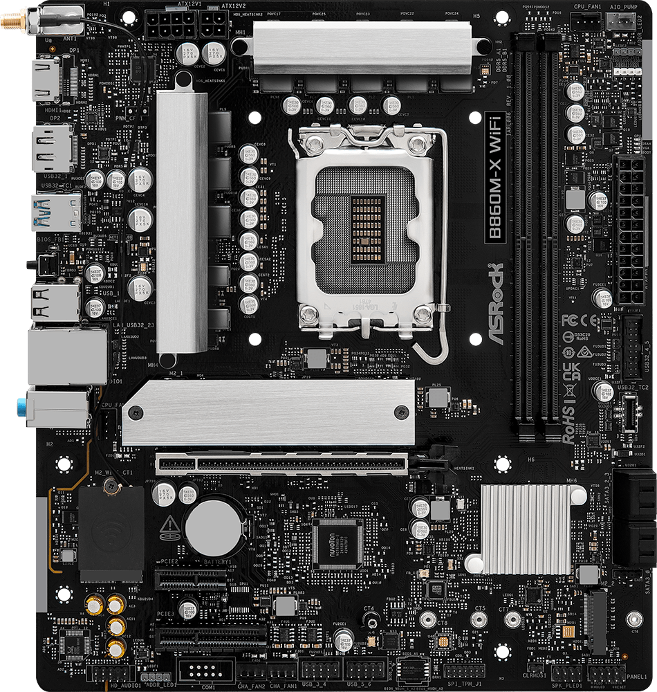 Asrock B860M X Wifi Intel Lga 1851 Micro Atx
