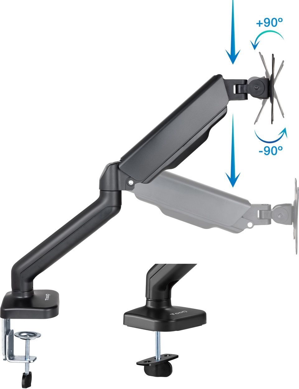 Support Ecran A Fixer Tooq Db5032Tnr 17 Pouces 32 9Kg Max Noir