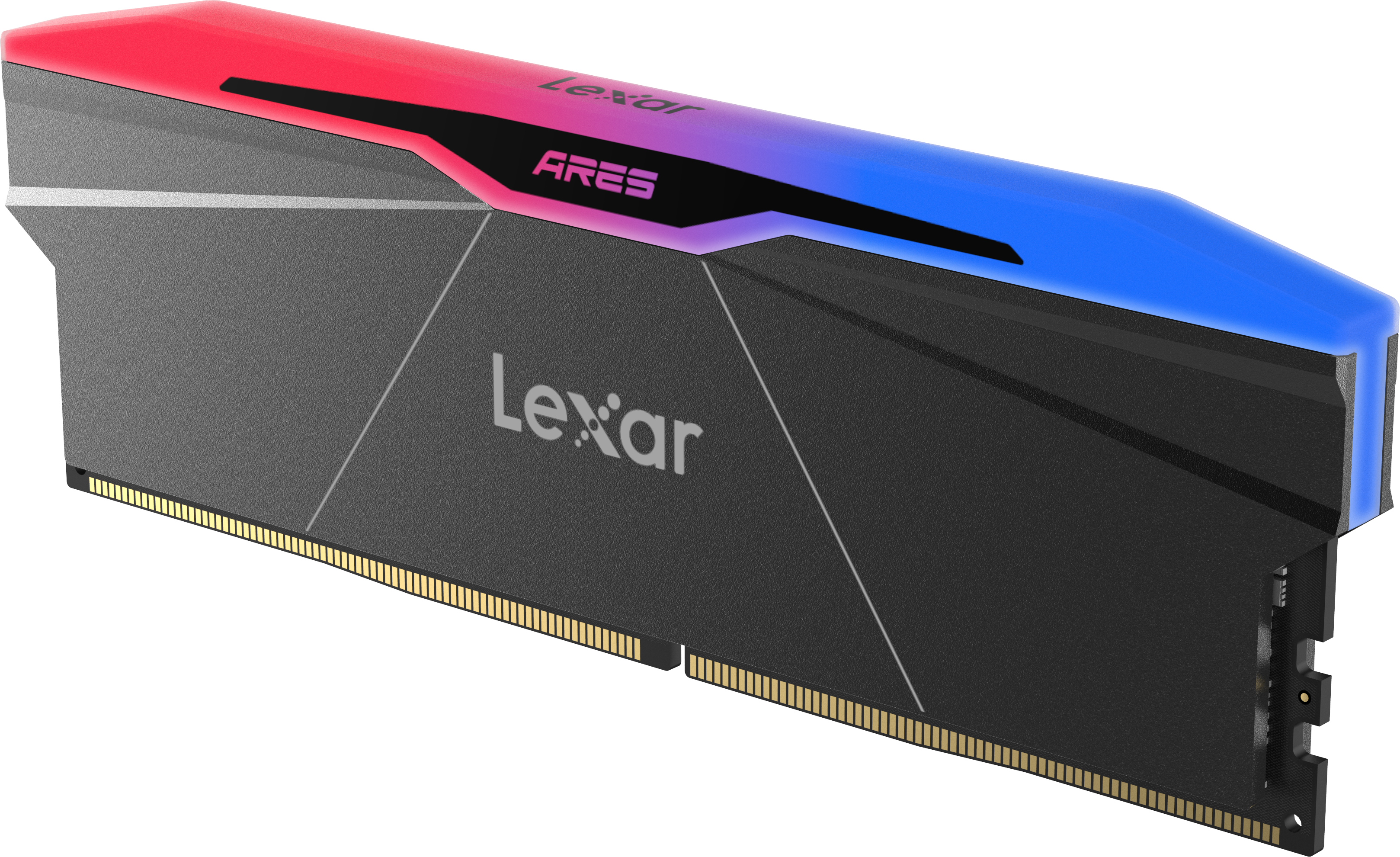 Kit Barrettes Memoire 32Go 2X16Go Dimm Ddr5 Lexar Ares 2Nd Gen Rgb 6000Mhz Noir