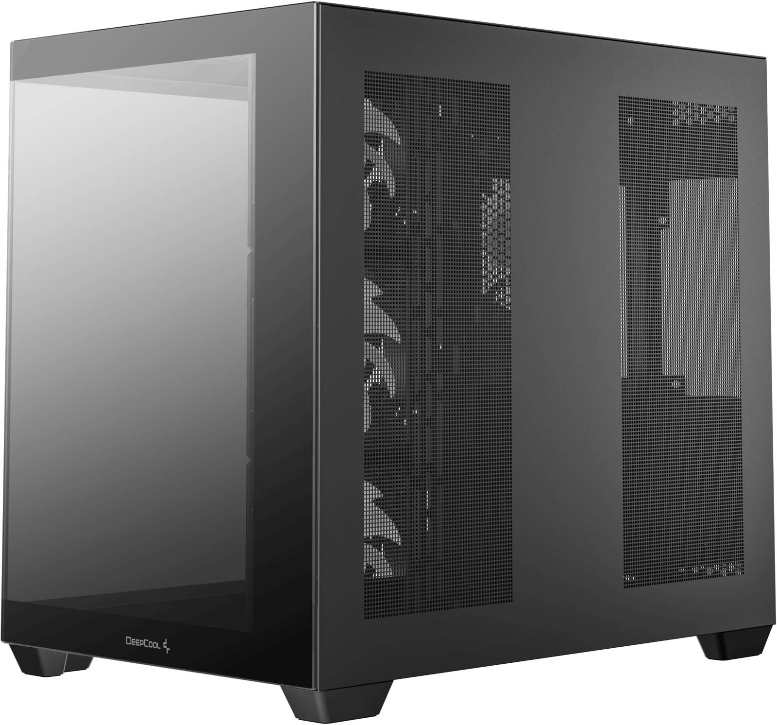 Boitier Moyen Tour Atx Deepcool Cg530 4F Avec Panneaux Vitres Noir