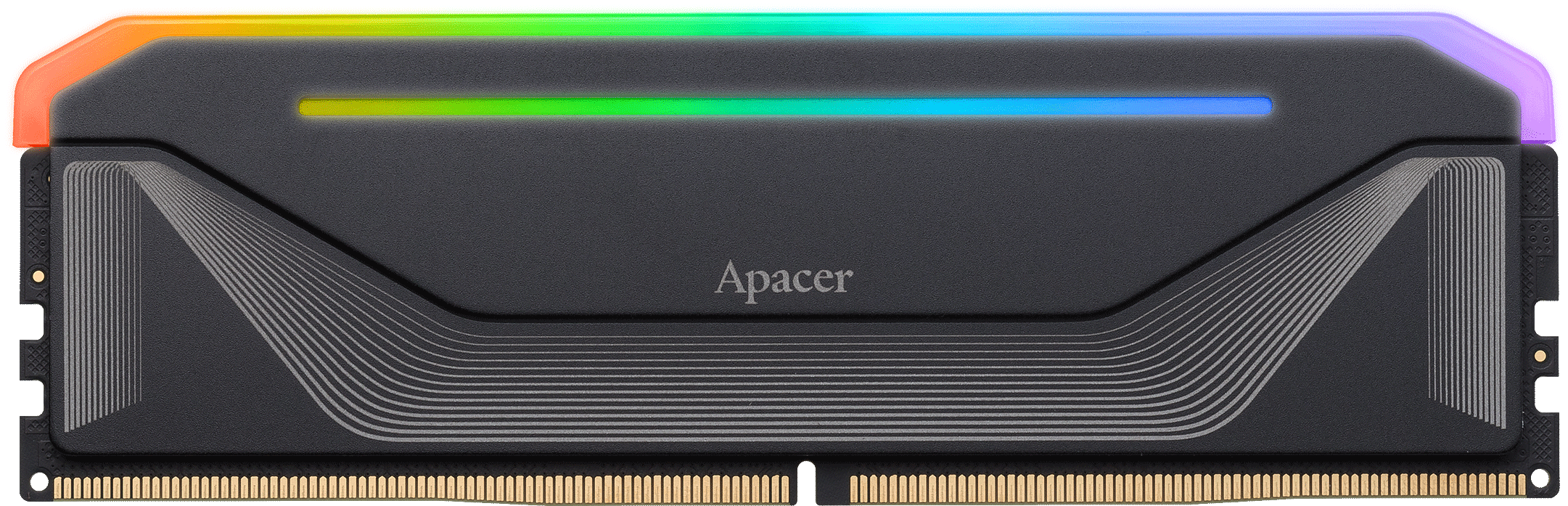 Kit Barrettes Memoire 32Go 2X16Go Dimm Ddr5 Apacer Nox Rgb 6000Mhz Noir