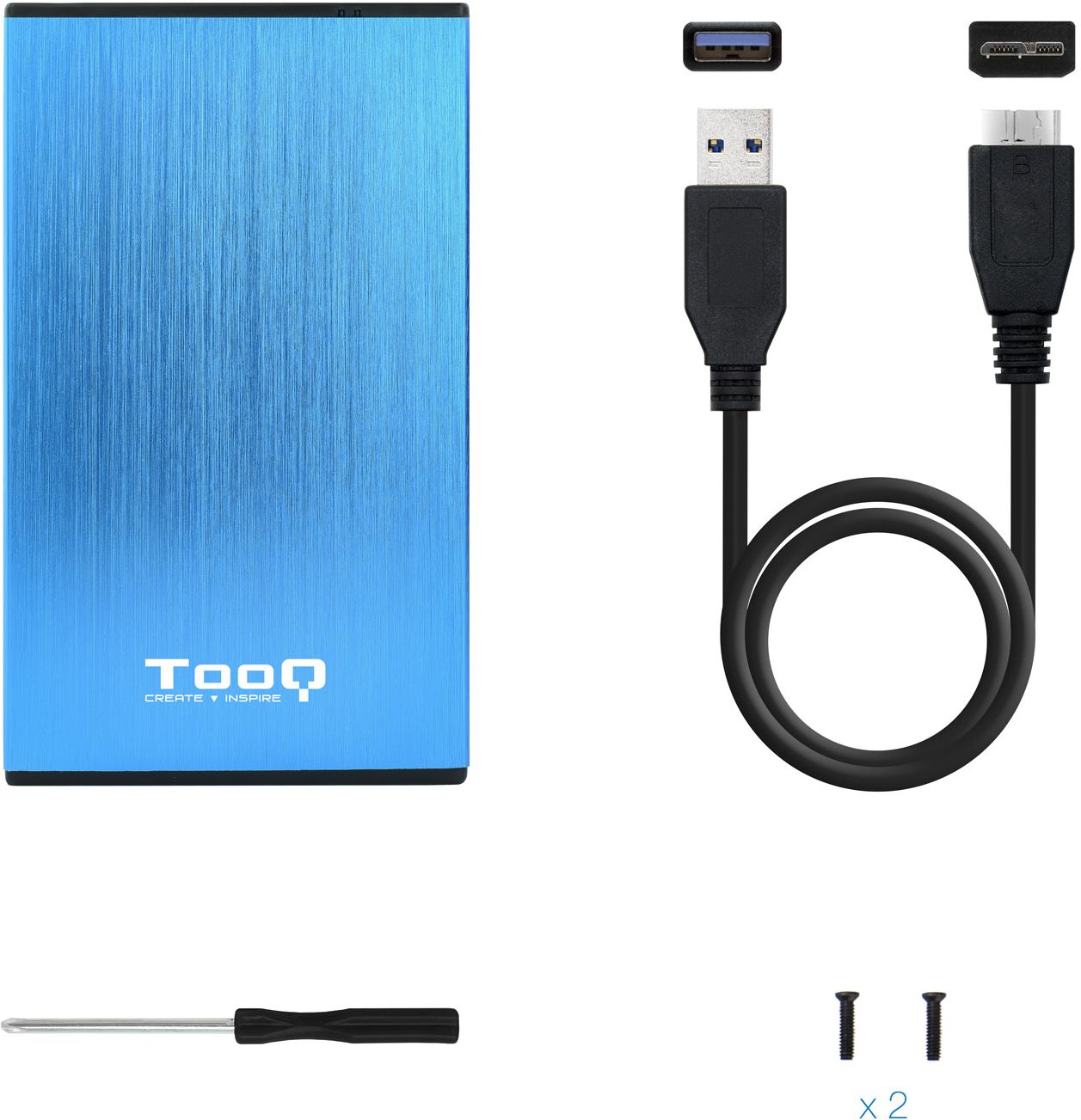 Usb 31 Tooq Tqe 2527 S Ata 25 Pouces Bleu