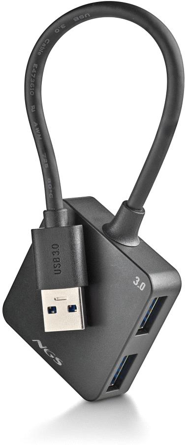 30 Ngs Ihub Tiny 4 Ports Noir