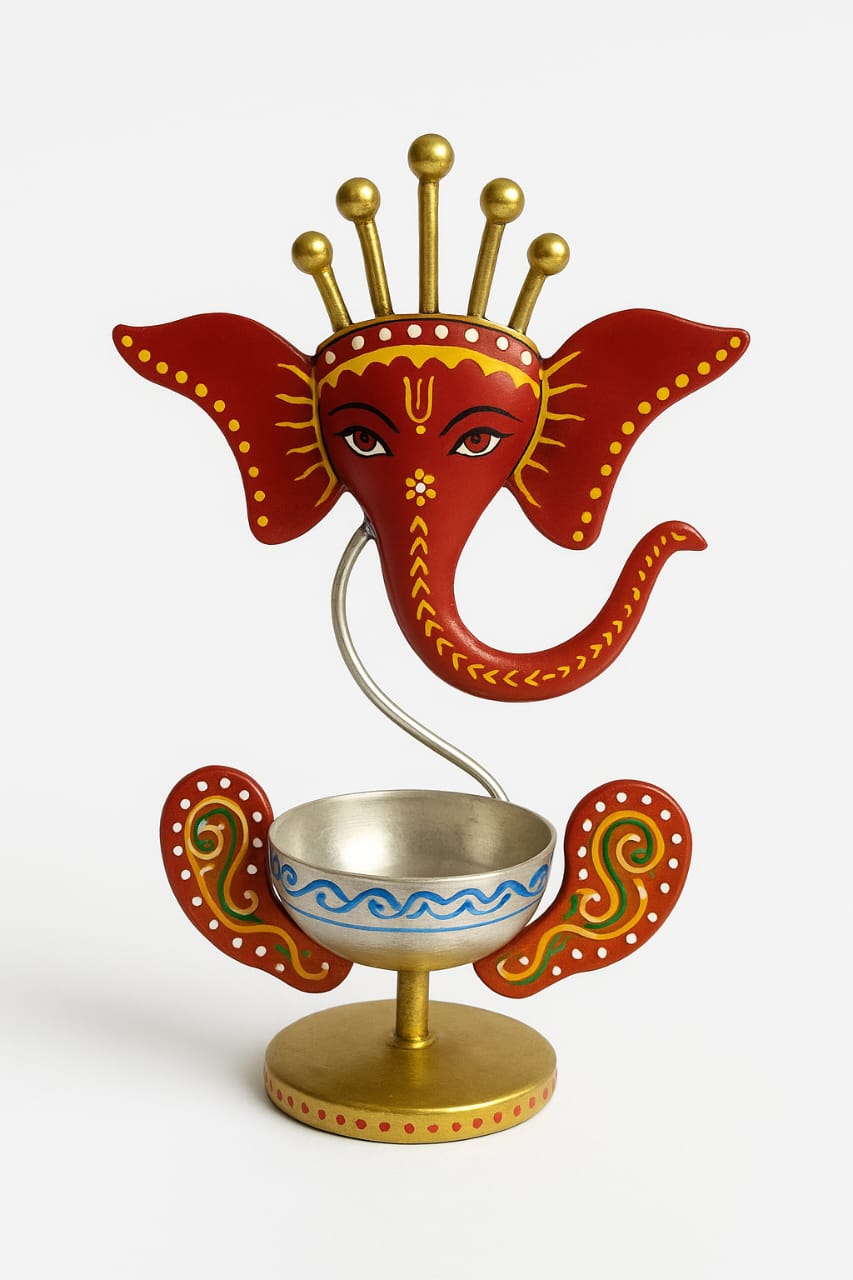 Handcrafted Ganesha Candle Holder