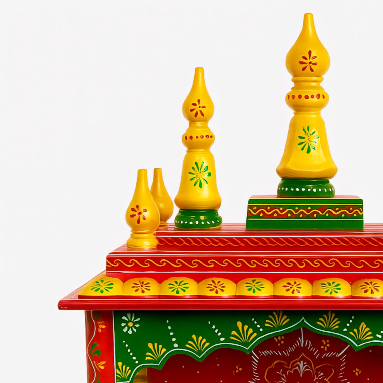 Hand-painted Wooden Temple