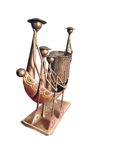 Handcrafted Brass Boat Showpiece