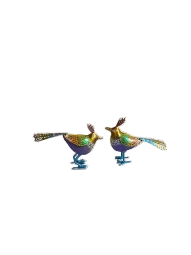 Handcrafted Metal Birds Figurines