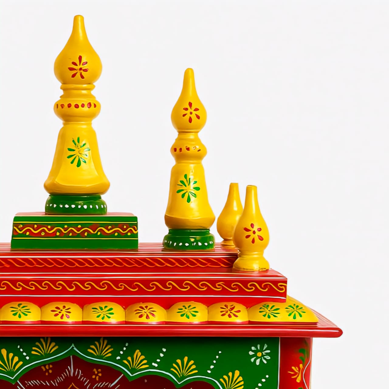 Hand-painted Wooden Temple